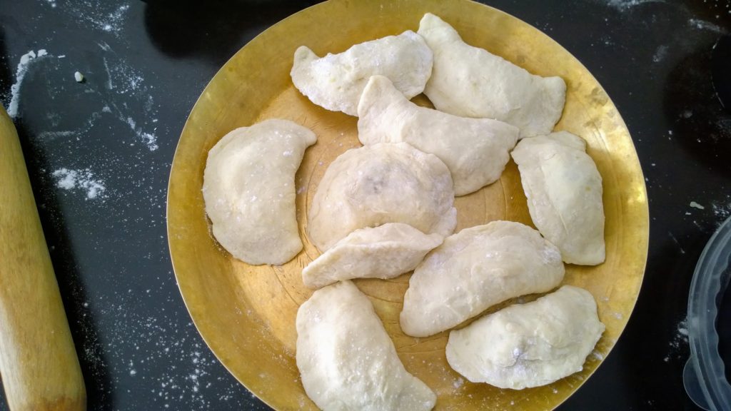 Dumplings to be cooked