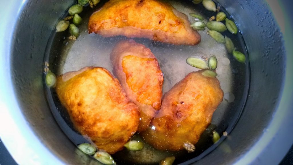 Aloo Pitha/ Potato dumplings stuffed with sweetened coconut